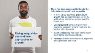 Rising inequalities
demand new
approaches to
growth
There has been growing attention to the
links between growth and inequ...