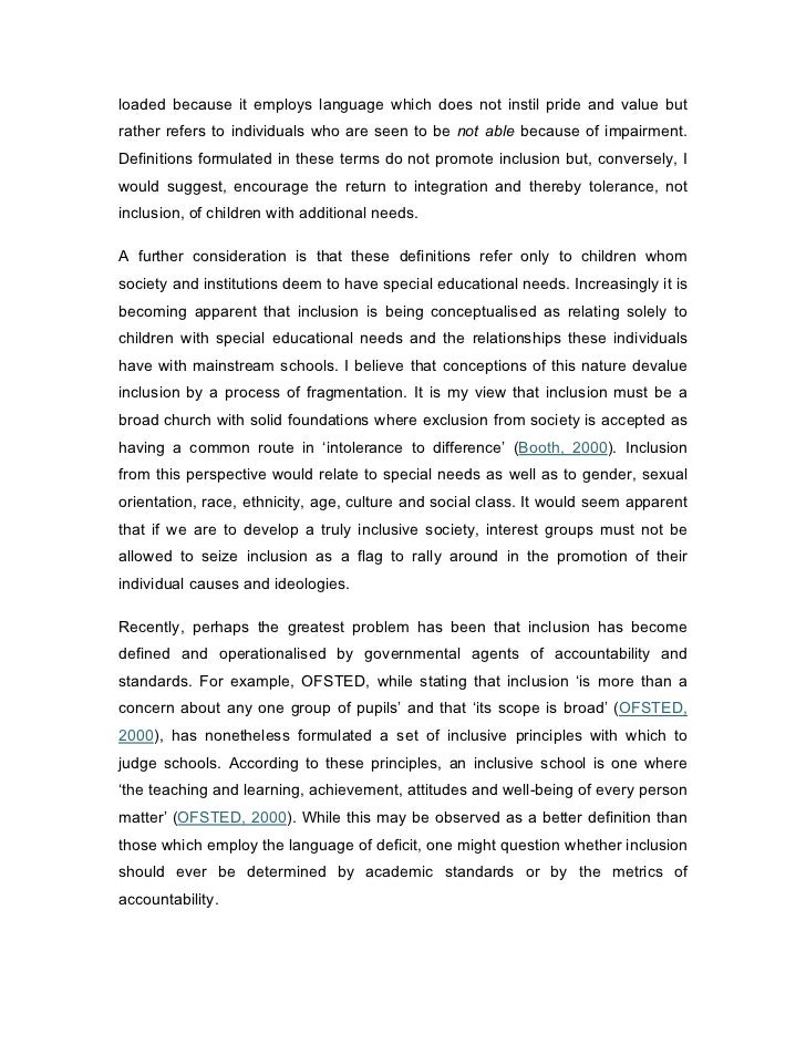 Inclusive And Special Education