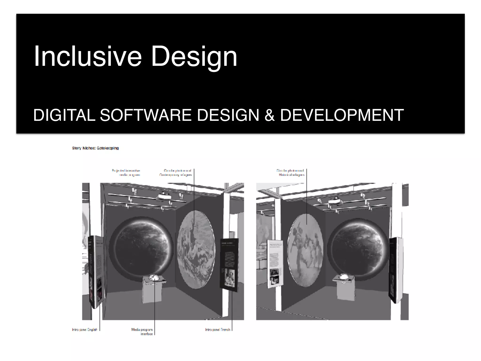 DIGITAL SOFTWARE DESIGN & DEVELOPMENT
Inclusive Design
 
