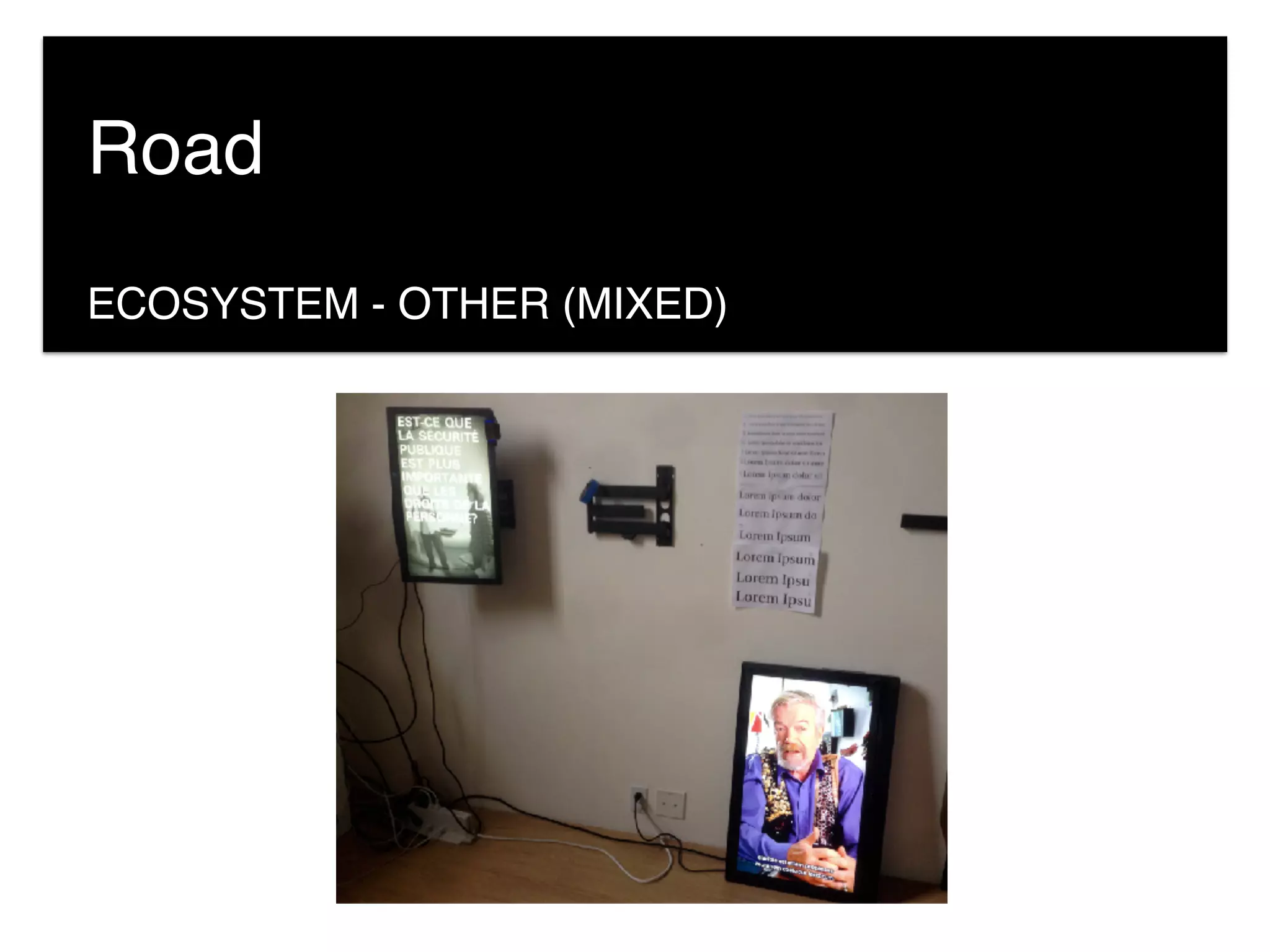 ECOSYSTEM - OTHER (MIXED)
Road
 