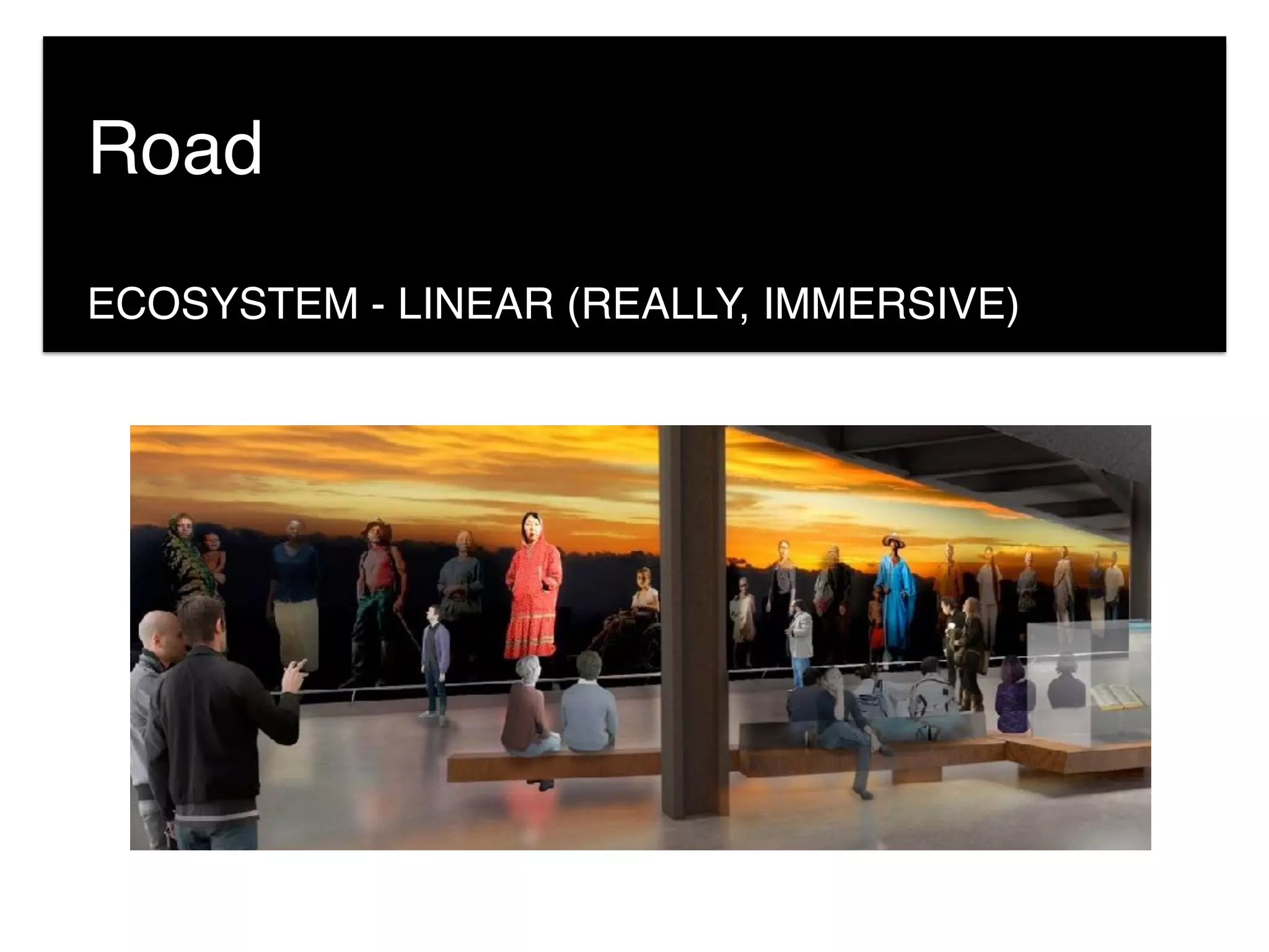 ECOSYSTEM - LINEAR (REALLY, IMMERSIVE)
Road
 