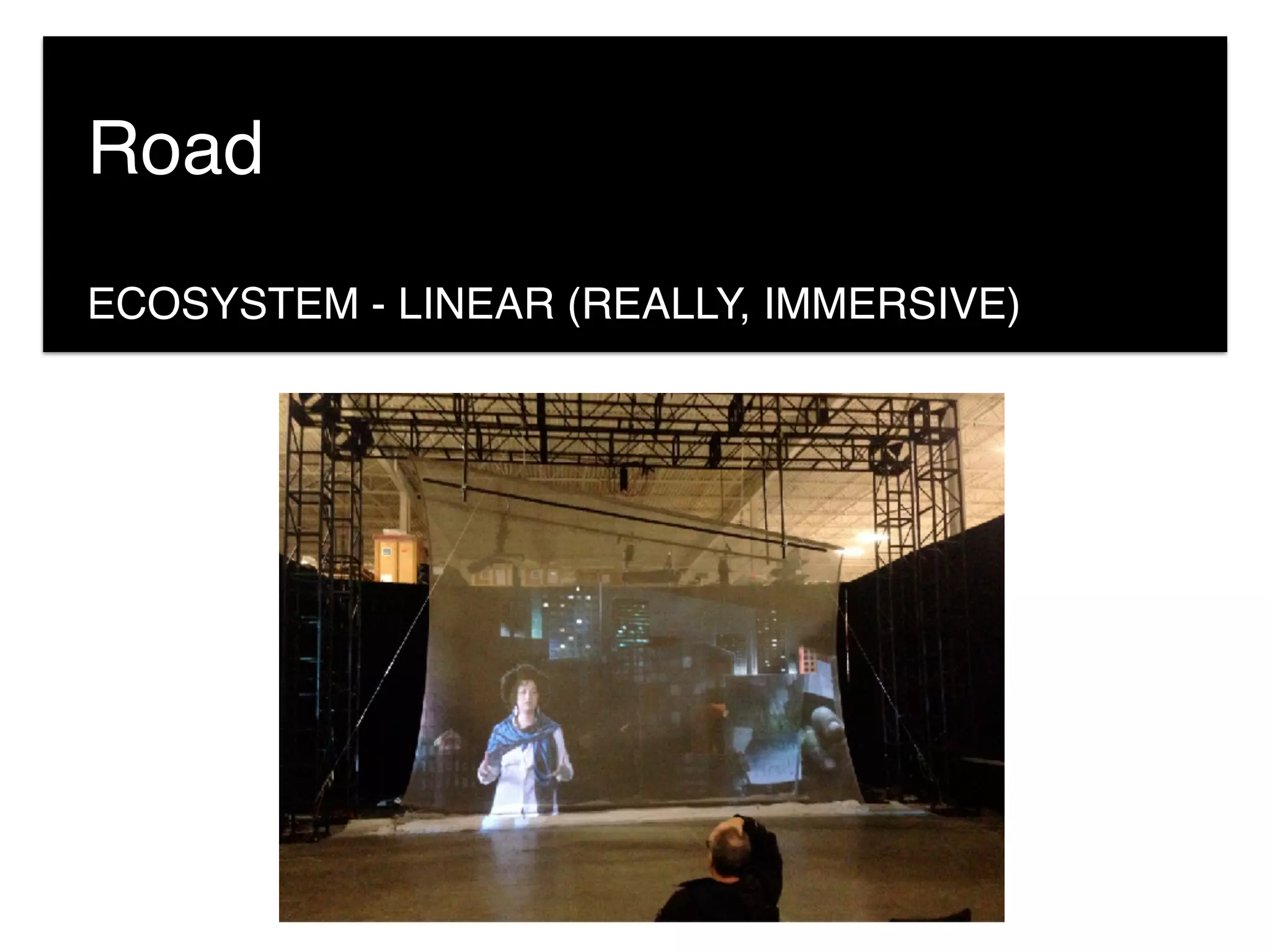 ECOSYSTEM - LINEAR (REALLY, IMMERSIVE)
Road
 