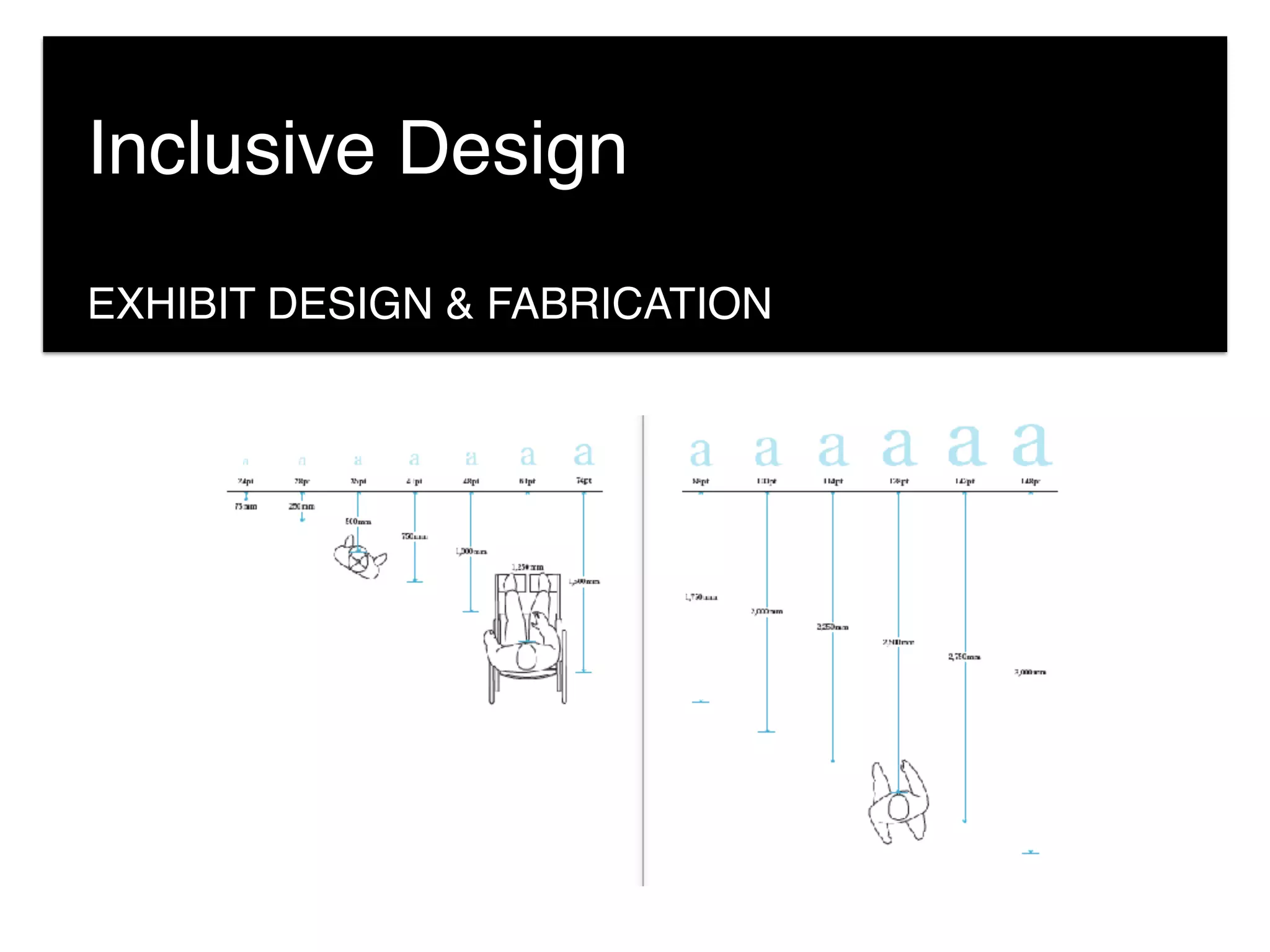 EXHIBIT DESIGN & FABRICATION
Inclusive Design
 