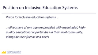 Inclusive Early Childhood Education project | PPTX