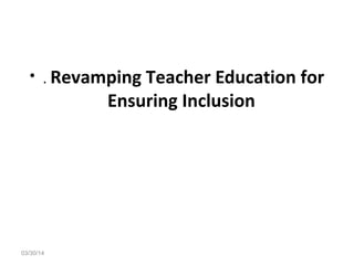 Inclusive education- solution to Education for All | PPT