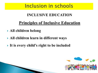 Inclusive education | PPTX