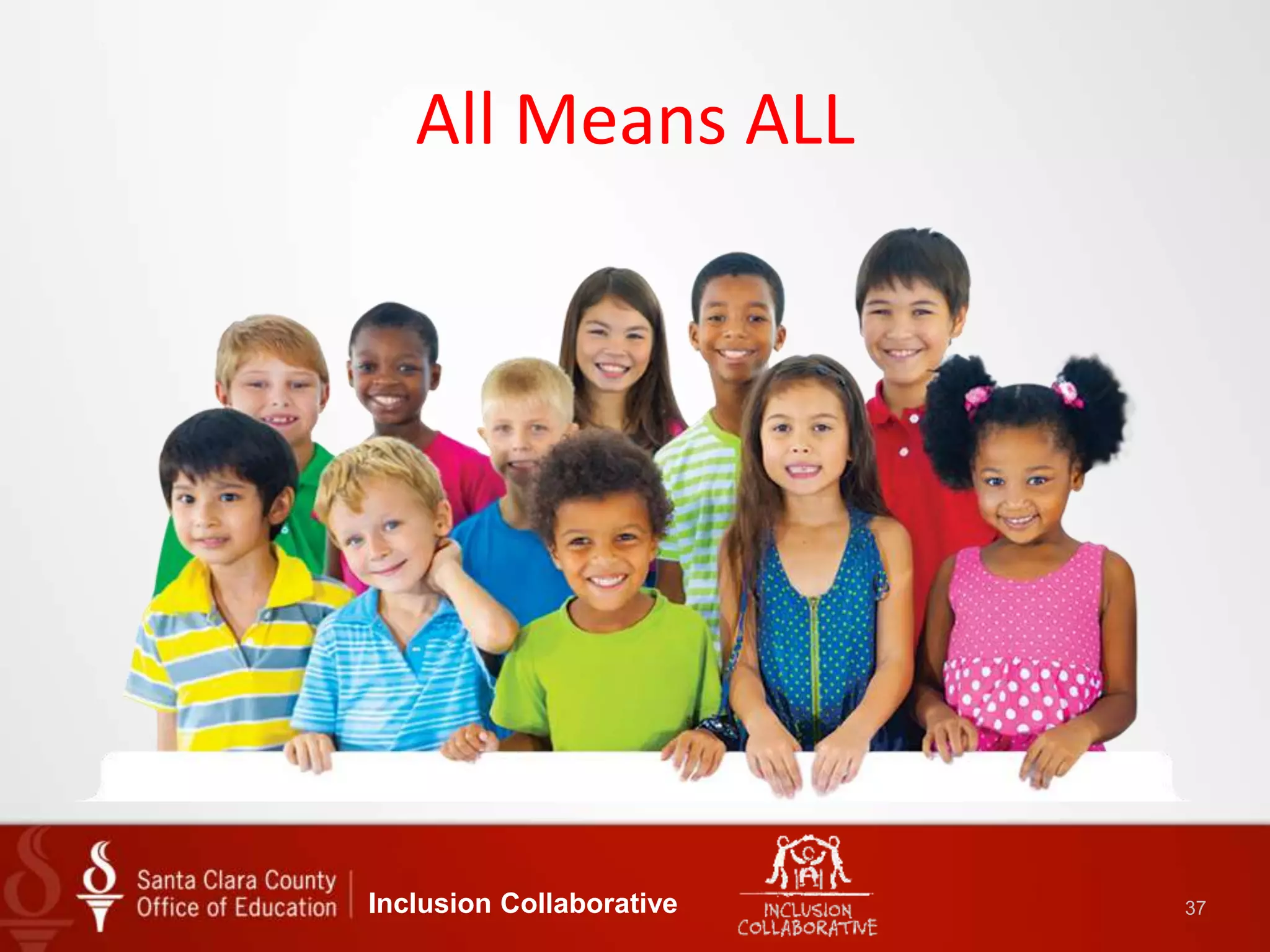 All Means ALL
Inclusion Collaborative 37
 