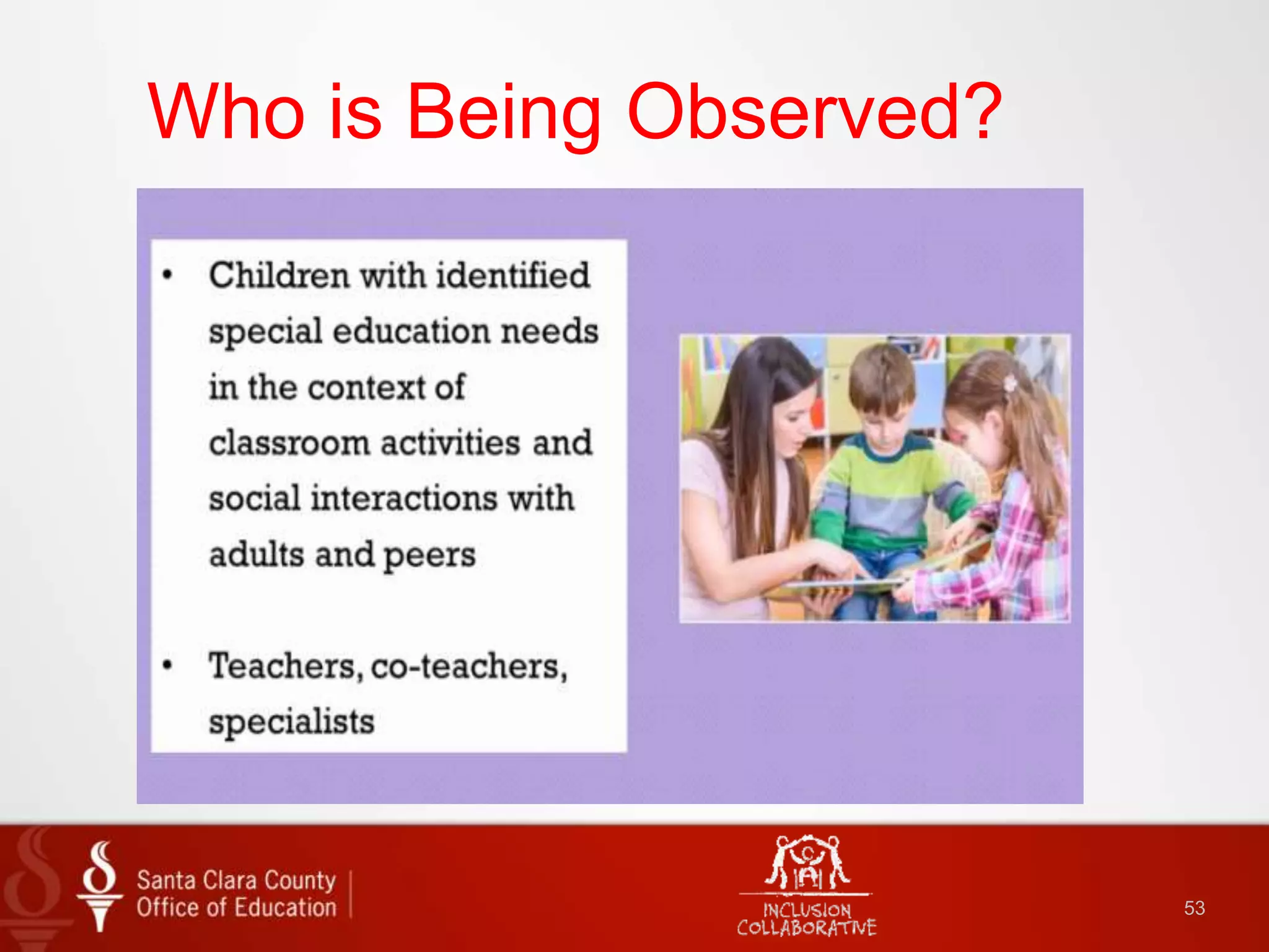 Who is Being Observed?
53
 