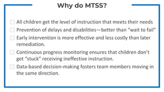 POLL
⊡ What do you think is the most important reason to
do MTSS?
49
 