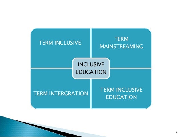 what does white paper 6 say about inclusive education