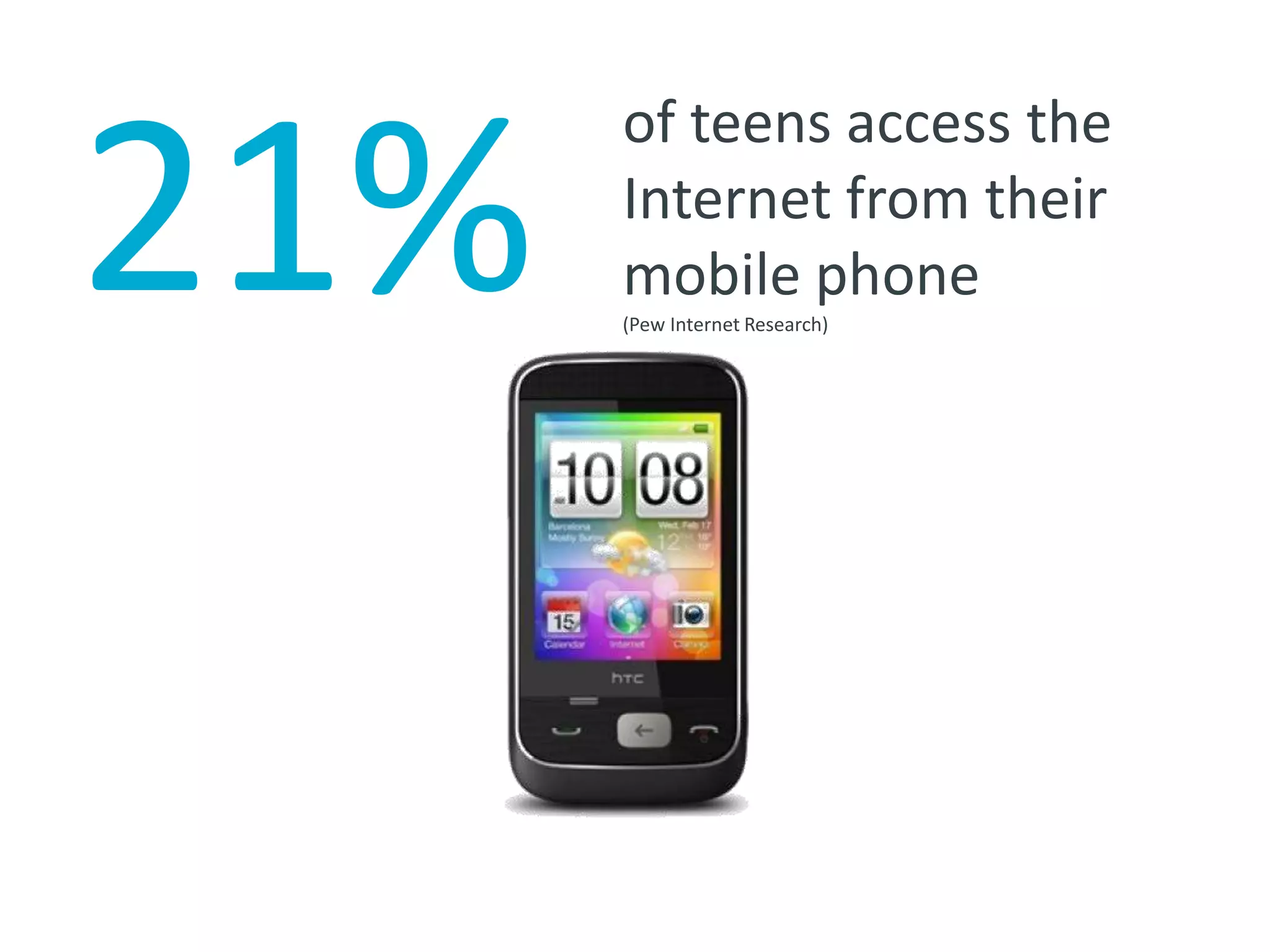58%of teens from schools that forbid all phones, have sent a text message during class.  (Pew Internet Research)