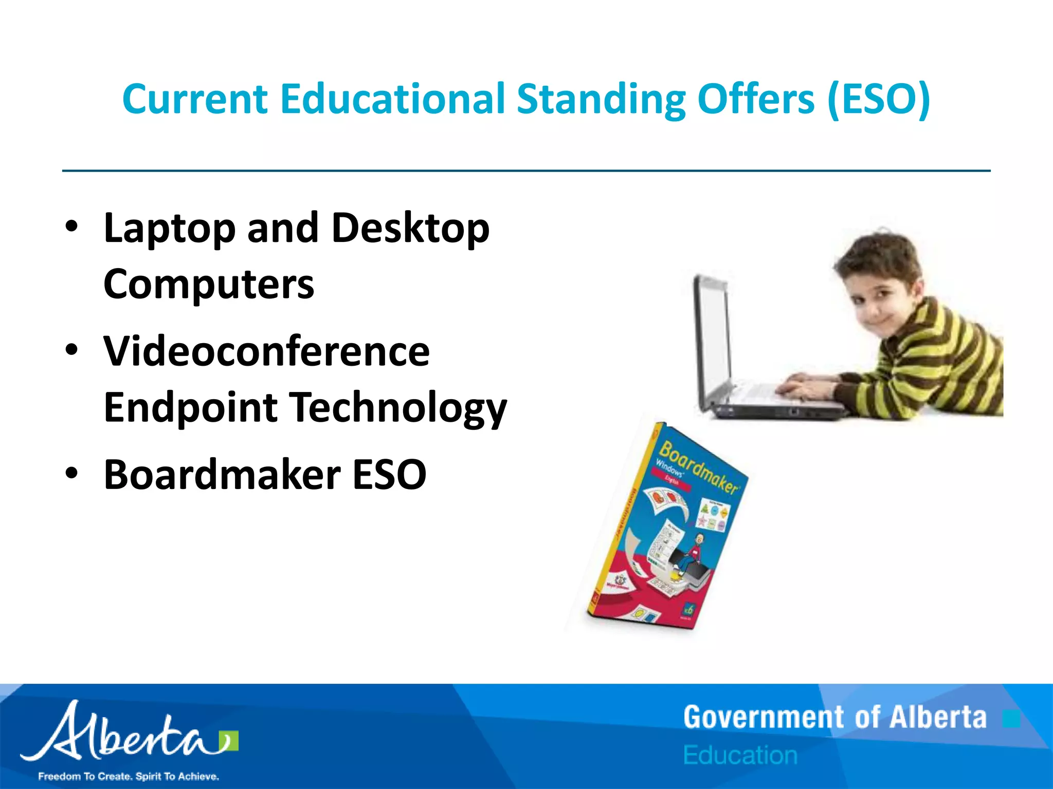 Educational Standing Offers (ESO)Electronic Whiteboard TechnologyData Projector Technology
