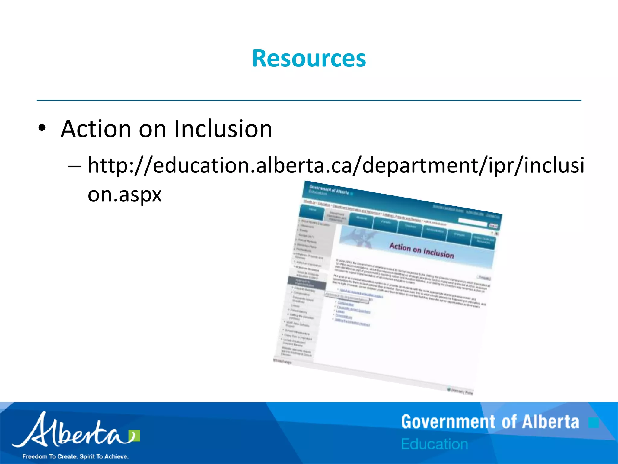 ResourcesInclusive Schools in Action: Making Differences Ordinary By: James McLeskey & Nancy L. Waldron Teaching in Today's Inclusive Classrooms: A Universal Design for Learning Approach •Richard M. Gargiulo & Debbie Metcalf 