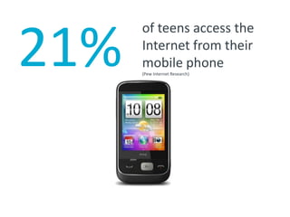 58%of teens from schools that forbid all phones, have sent a text message during class.  (Pew Internet Research)