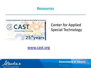 ResourcesCanadian Research Center on Inclusive Educationwww.inclusiveeducationresearch.ca