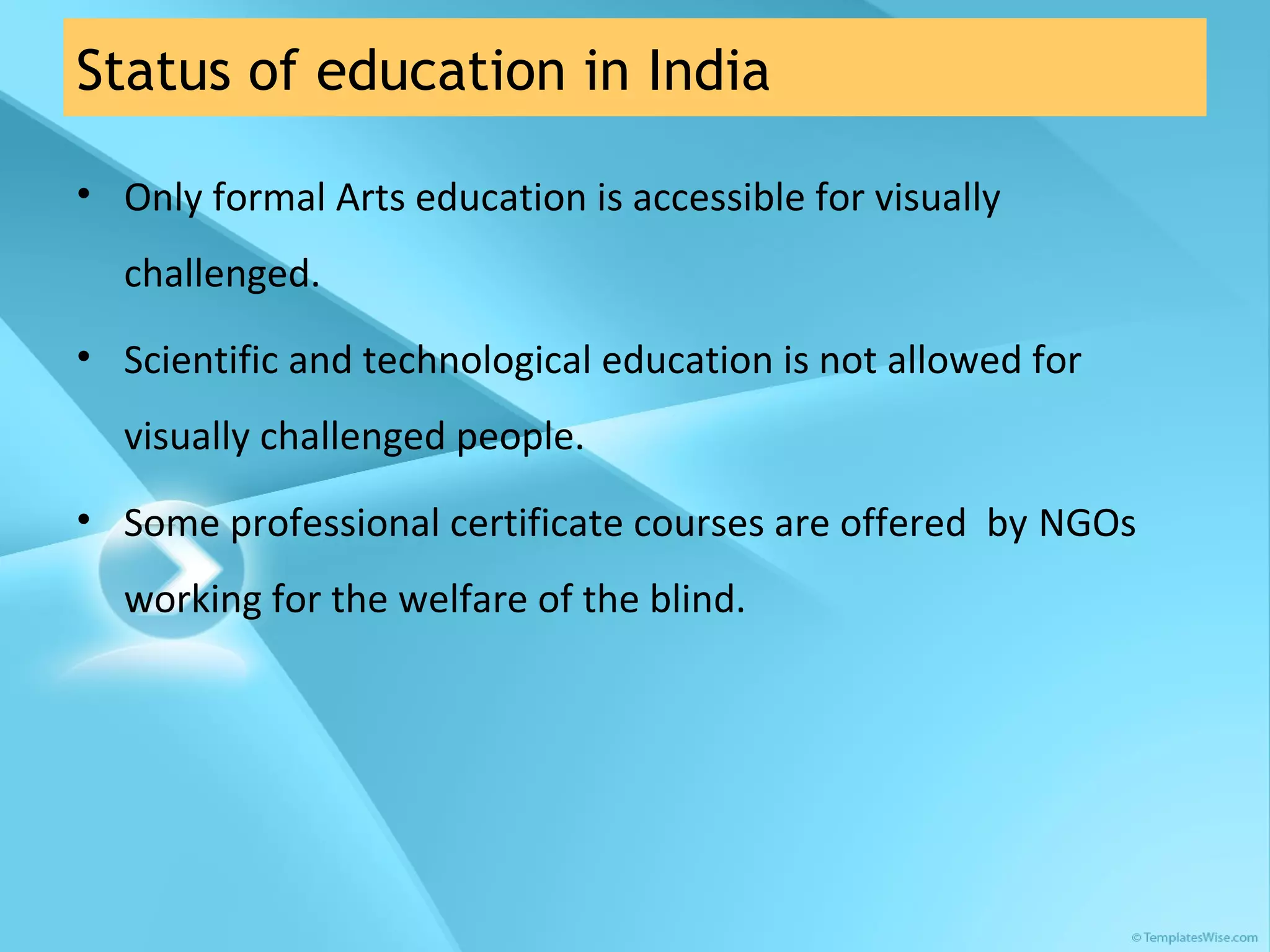 Inclusive education for persons with disabilities | PPT