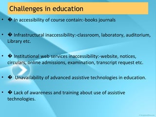 Inclusive education for persons with disabilities | PPT