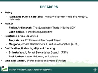 Inclusive Forest Industries for a Green Economy