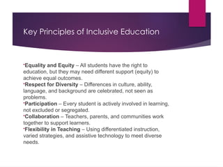 Inclusive Learning Environment for Learnered Centered Classroom | PPTX