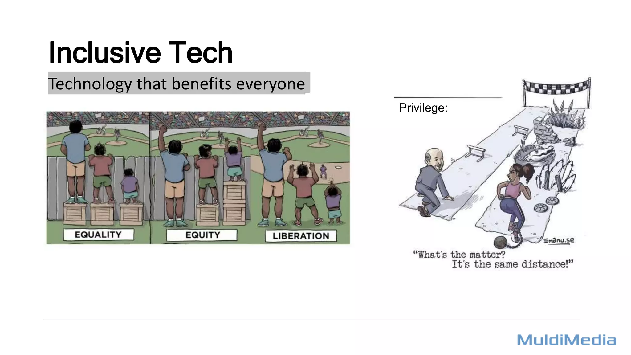 Inclusive Tech
Technology that benefits everyone
Privilege:
 