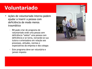 Pessoas com deficiencia no trabalho