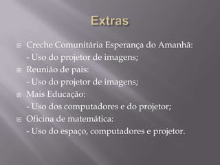 Há 19 computadores;