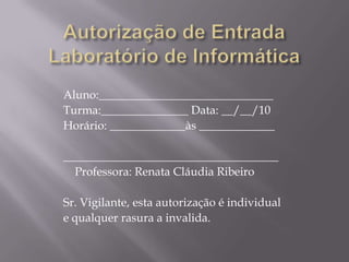 Auxílio em aulas ministradas pelos professores regentes: 		- Pesquisas;		- Exposição de animações, documentários e filmes;		- Jogos; 		- Imagens;		- Projeção de slides;Pesquisas e preparação de apresentações de trabalhos com alunos: extra-turno;