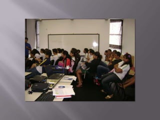 	Nesta aula, a minha colaboração, foi:A professora escreveu as orientações para serem usadas com Editor de texto Word. Foi necessário fazer uma “tradução” para que os alunos pudessem utilizar o Editor de Texto BrOffice;