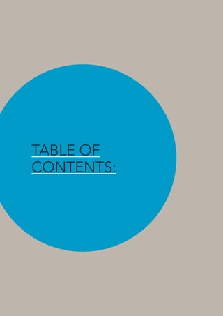 4 
TABLE OF 
CONTENTS:  
