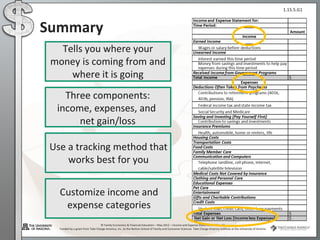 Income and Expense Statement Presentation | PPT