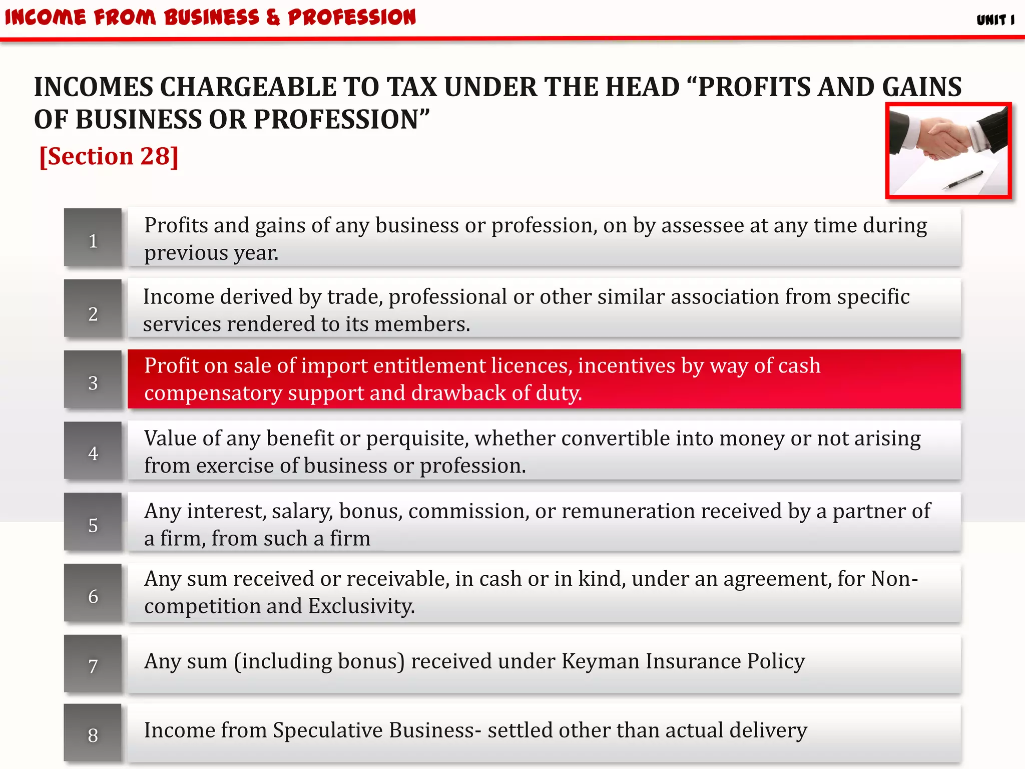Income from business and profession | PPTX
