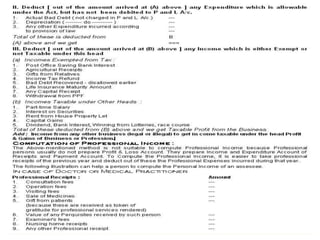 Income from business or profession