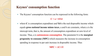 Income and consumption function hypothesis.pptx