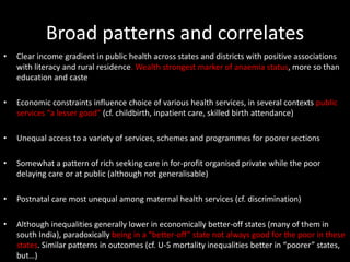 Income inequalities in health presentation | PPTX
