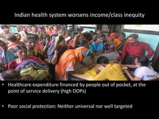 Income inequalities in health presentation | PPTX