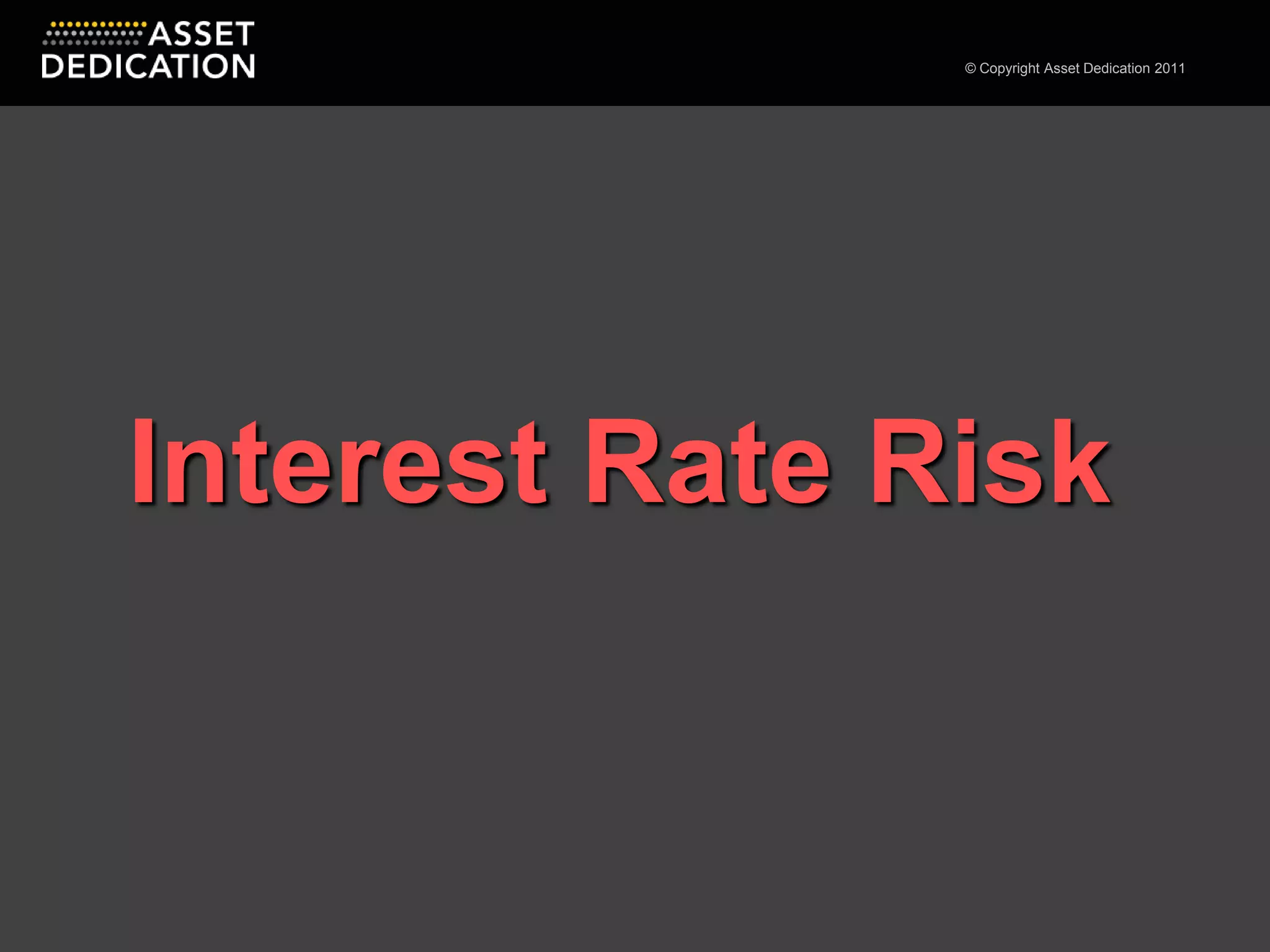 Interest Rate Risk