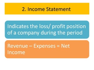 2. Income Statement
 