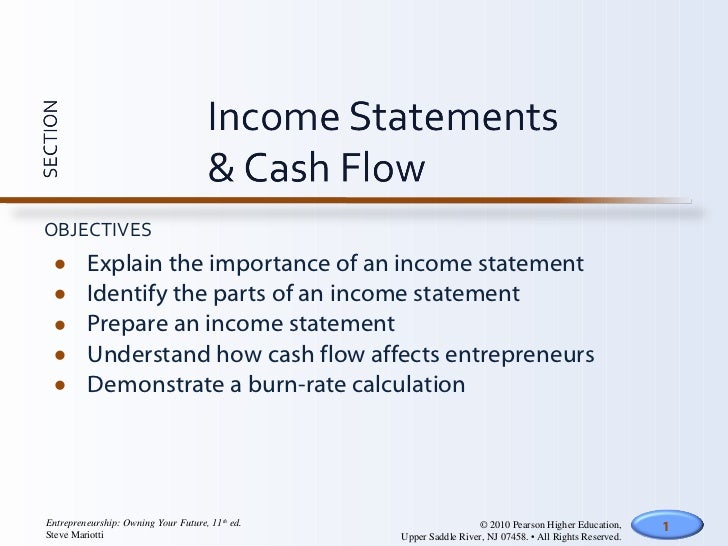 prepare an income statement