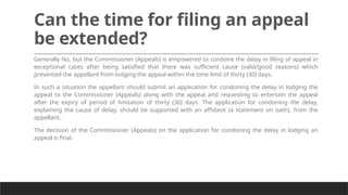 Income tax Appeal Filing Pakistan.pptx22 | PPTX
