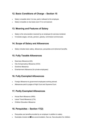 Income Text Notes income_tax__notes.pdf BASICS OF INCOME TAX | PDF