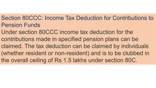 Income tax deductions | PPTX