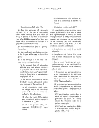 Income tax regulation