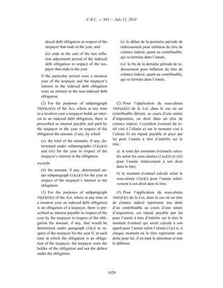 Income tax regulation