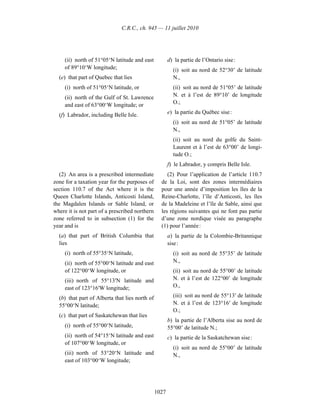 Income tax regulation