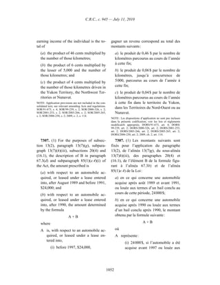 Income tax regulation