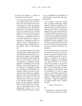 Income tax regulation