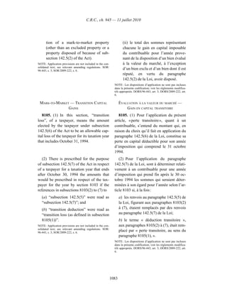 Income tax regulation