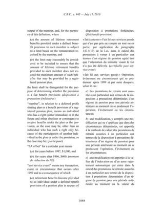 Income tax regulation