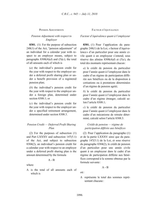 Income tax regulation