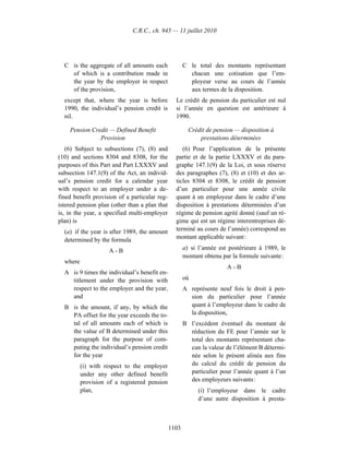 Income tax regulation